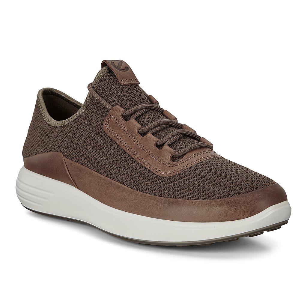 Ecco Soft 7 Runner Mens Casual Shoes Brown Outlet - India HWU-983061